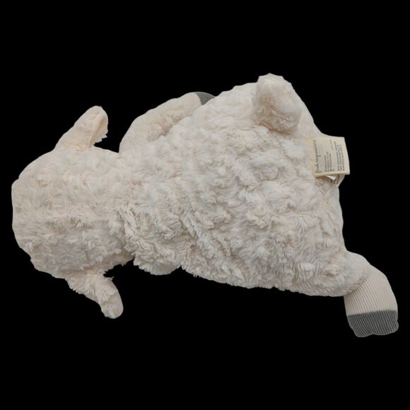 Macys Sweet Stuffed Lambie Plush Little Me Pink Snuggle Rattle Blanket Baby Gift - Picture 14 of 15